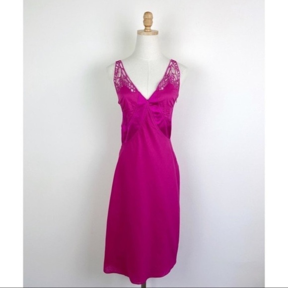 Catherine Malandrino Dresses & Skirts - Catherine Malandrino Pink Caged Strap Sheath Dress